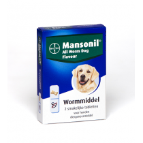 Mansonil all worm dog flavour